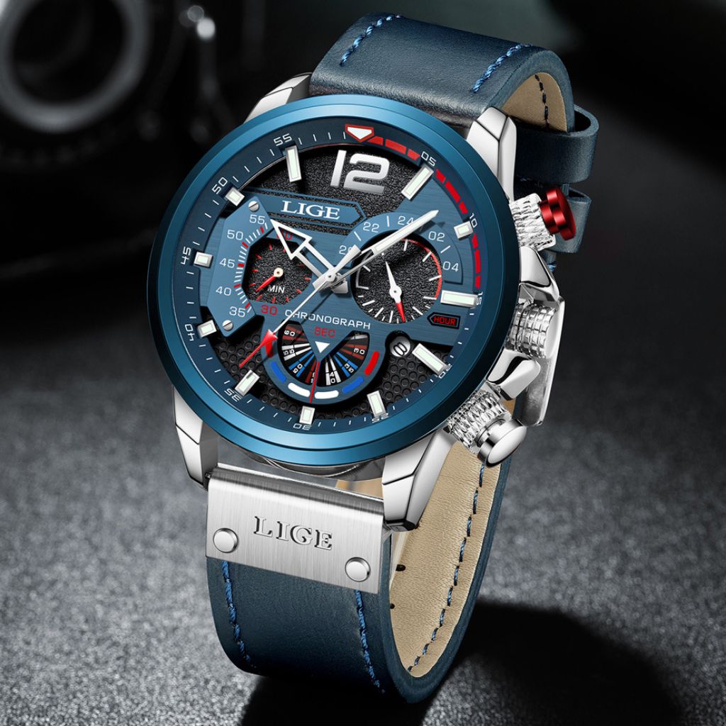 Lige Design Philippe Blue Silver