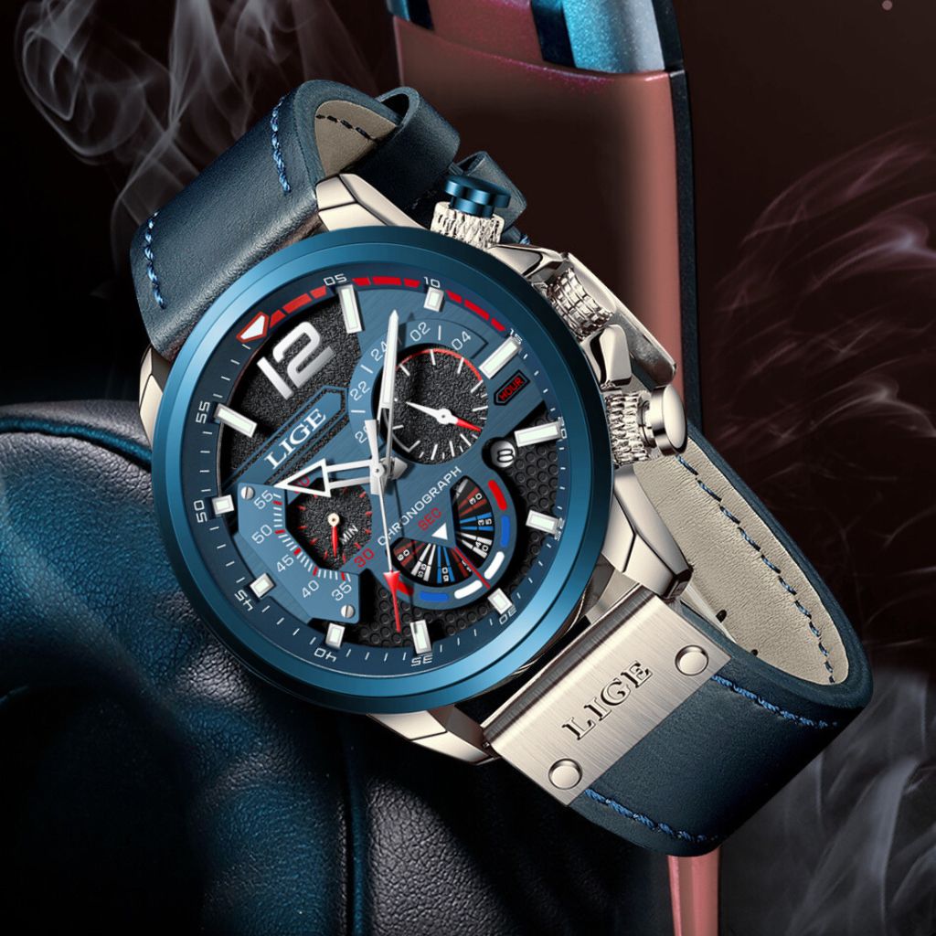Lige Design Philippe Blue Silver
