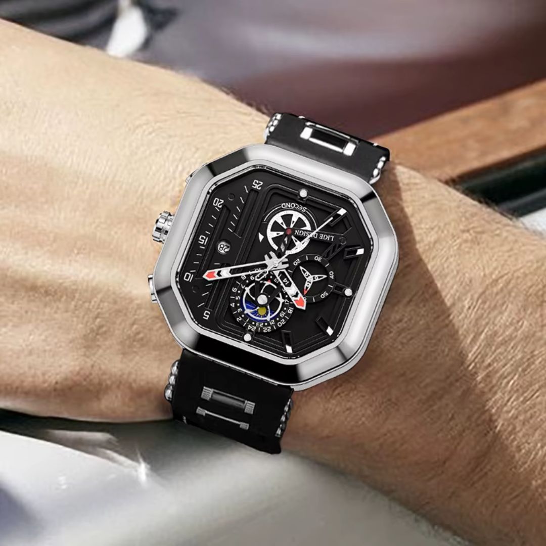 Lige Design Logan Silver Black