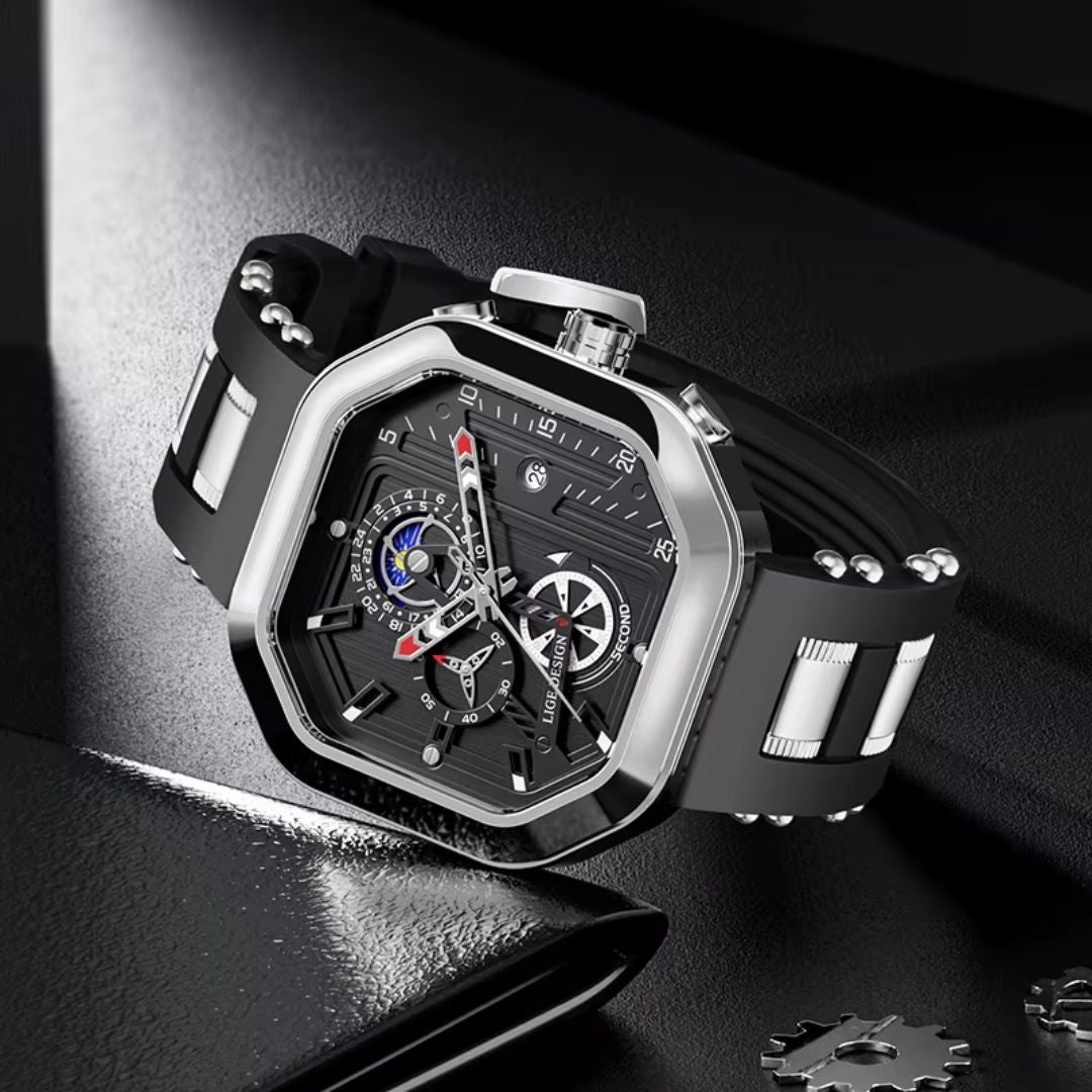 Lige Design Logan Silver Black