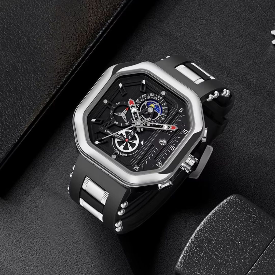 Lige Design Logan Silver Black